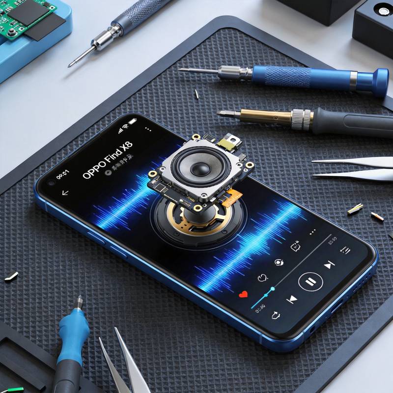 OPPO Find X8 扬声器无声维修维修后