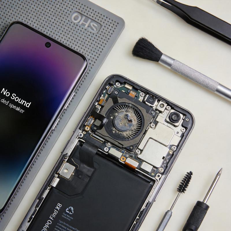 OPPO Find X8 扬声器无声维修维修前