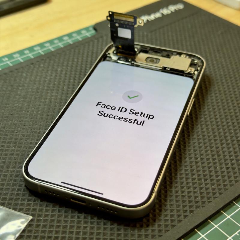 iPhone 16 Pro Face ID失灵修复维修后