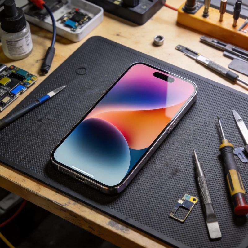 iPhone 16 Pro Max 屏幕碎裂更换维修后