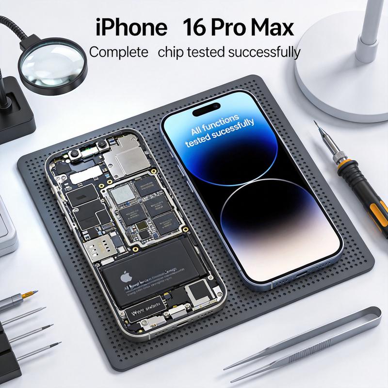 iPhone 16 Pro Max 严重进水多IC更换维修后