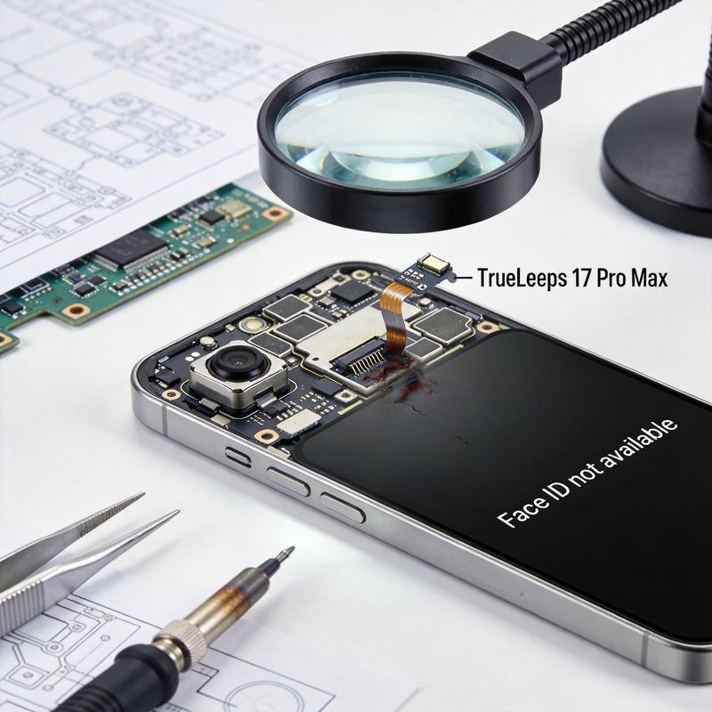iPhone 17 Pro Max TrueDepth相机修复维修前