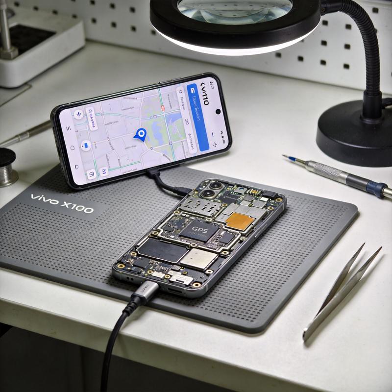 vivo X100 GPS定位模块芯片维修维修后